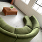 Bespoke Velvet Modular in Deep Botanical Green