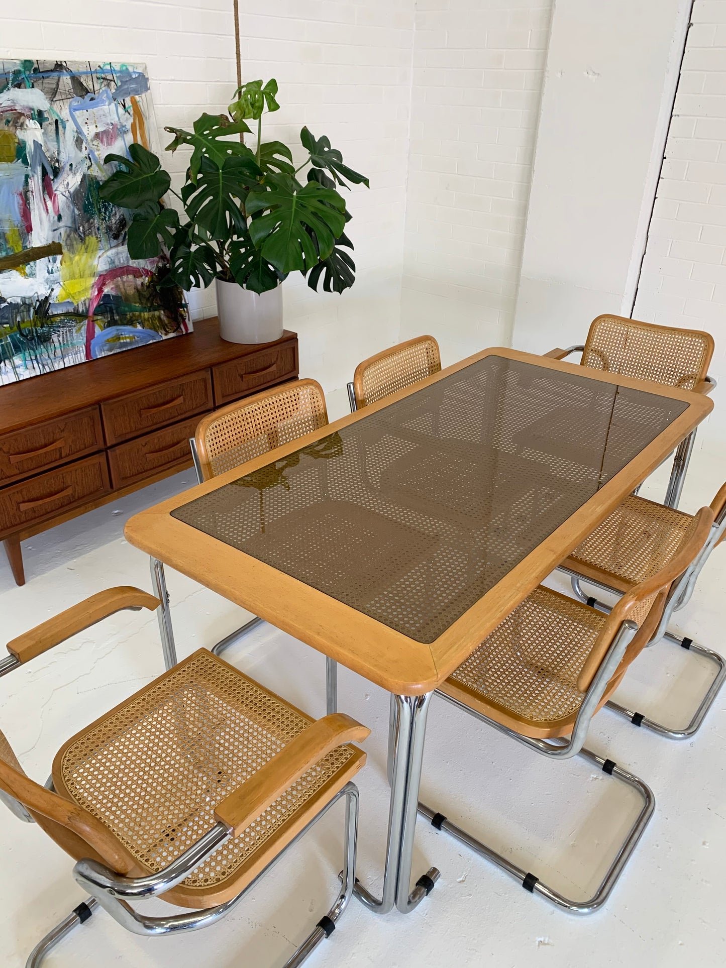 Set of Six Vintage Cesca Chairs