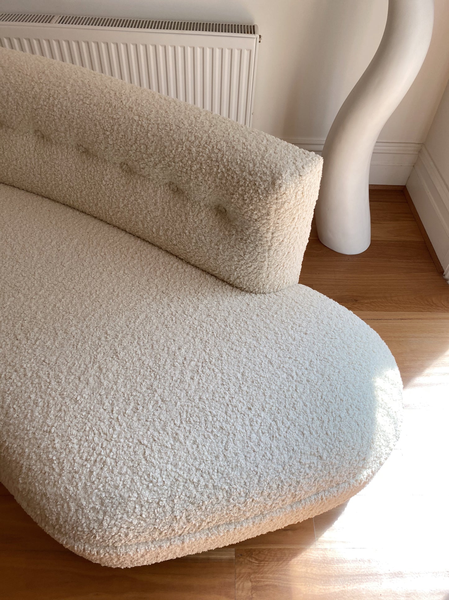 Custom Made Vintage Curved Sofa