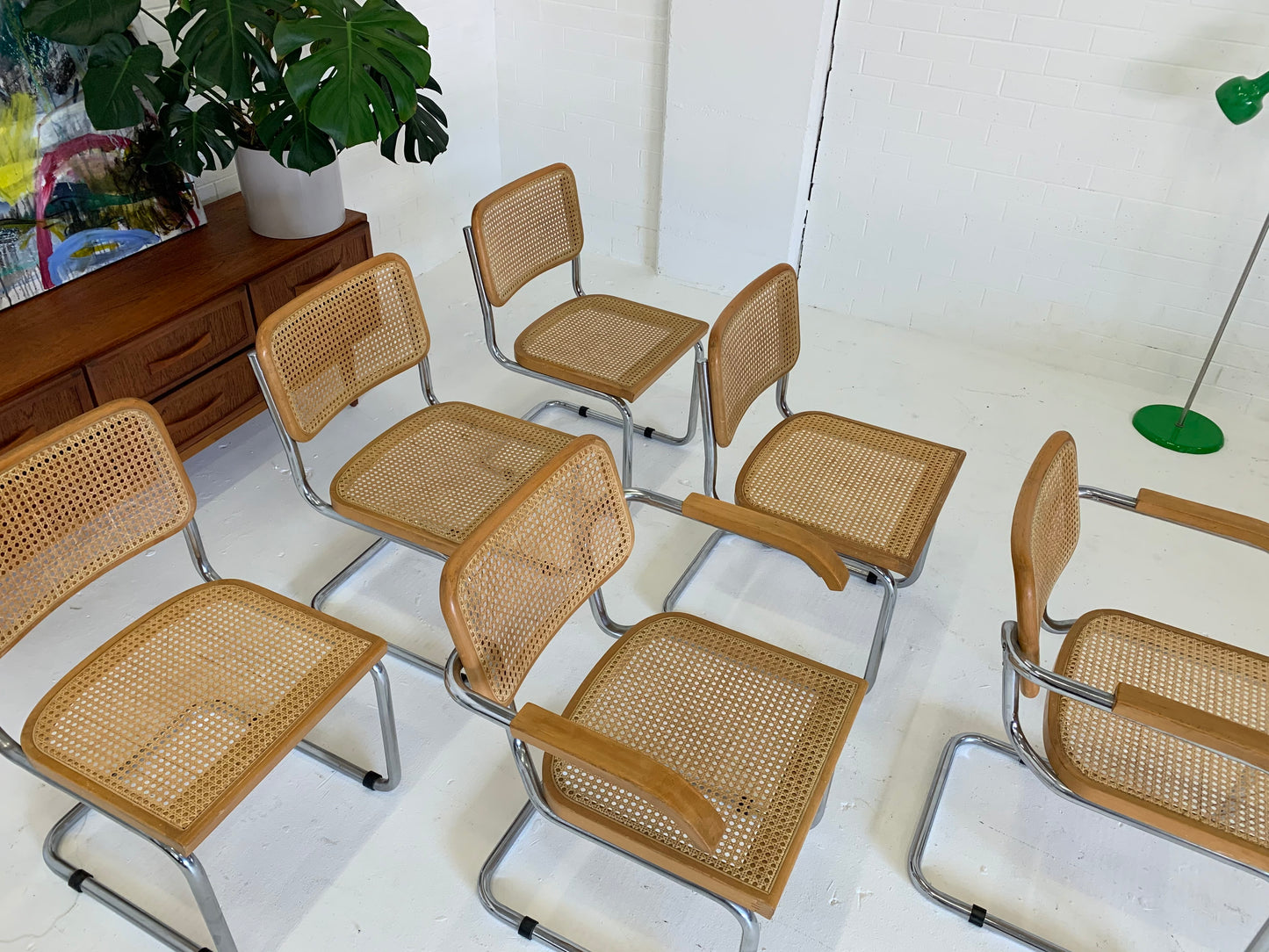 Set of Six Vintage Cesca Chairs