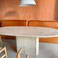 Italian Travertine Dining Table