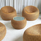 - Vintage Cane Coffee/Side Table - One Available