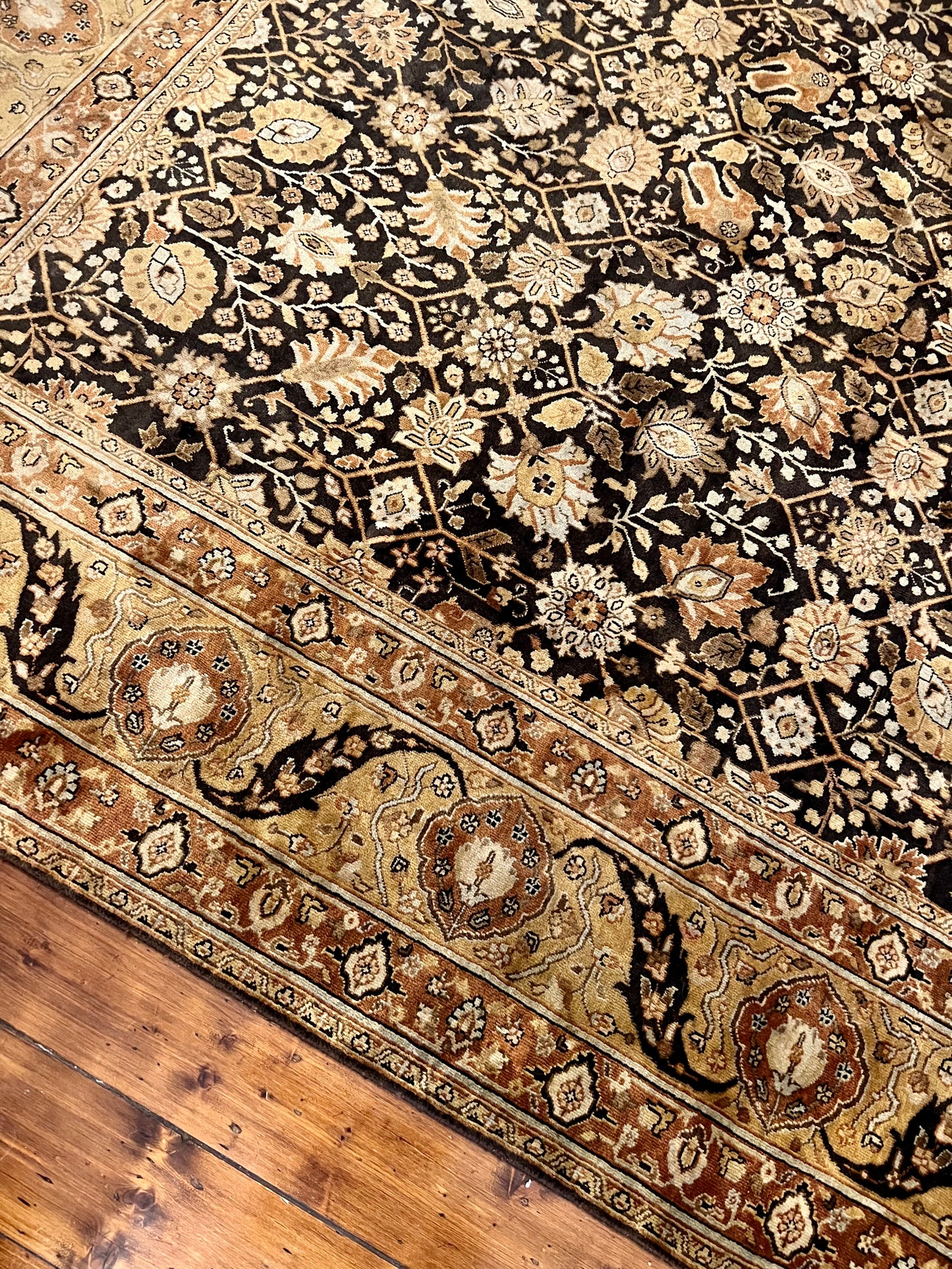 - Large Handmade Hali Wool Rug