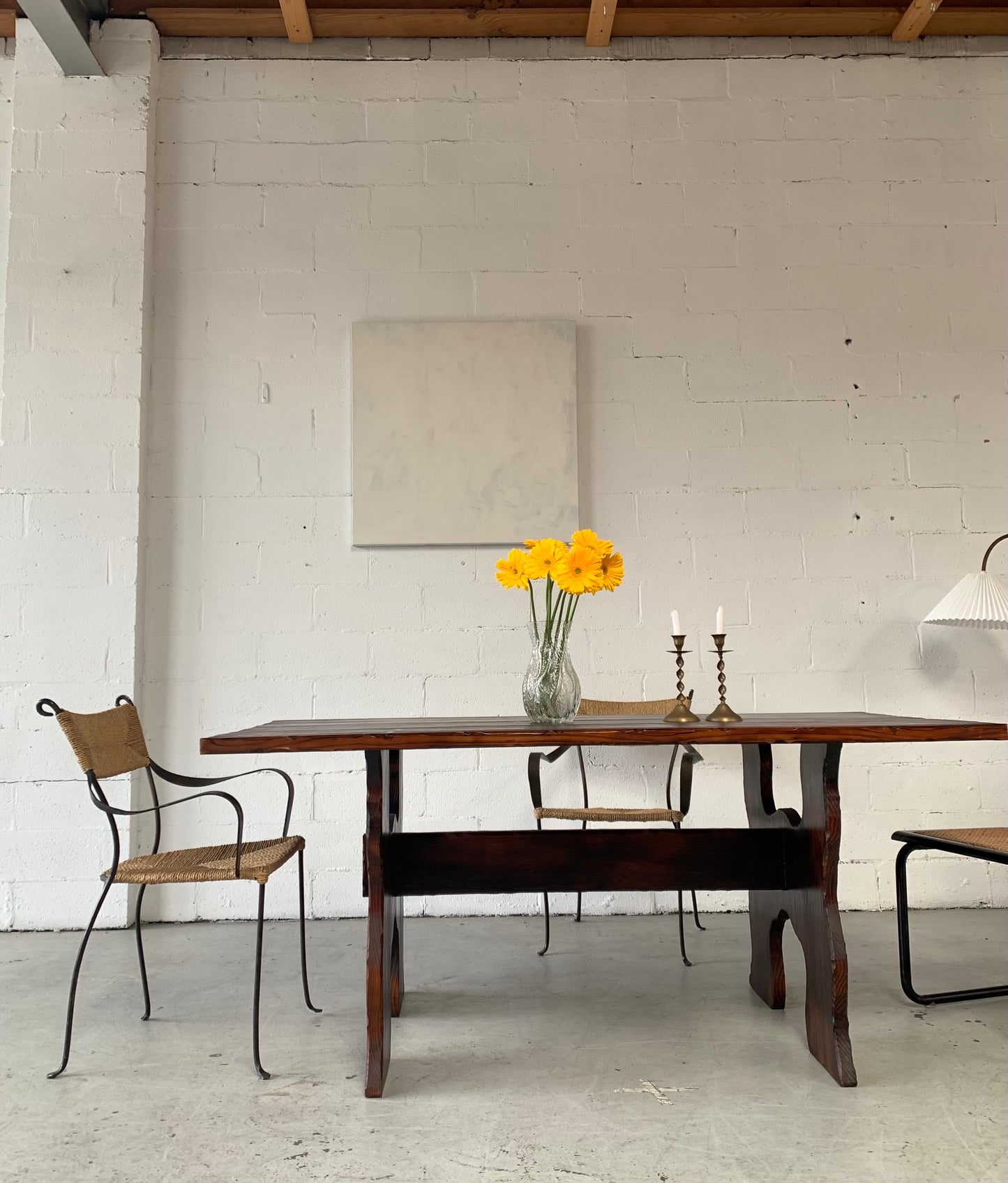 Hand Carved Spanish-Style Dining Table