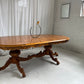 - Large Vintage Burl Carved Table