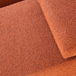 Large Bespoke Rust Boucle Modular Sofa