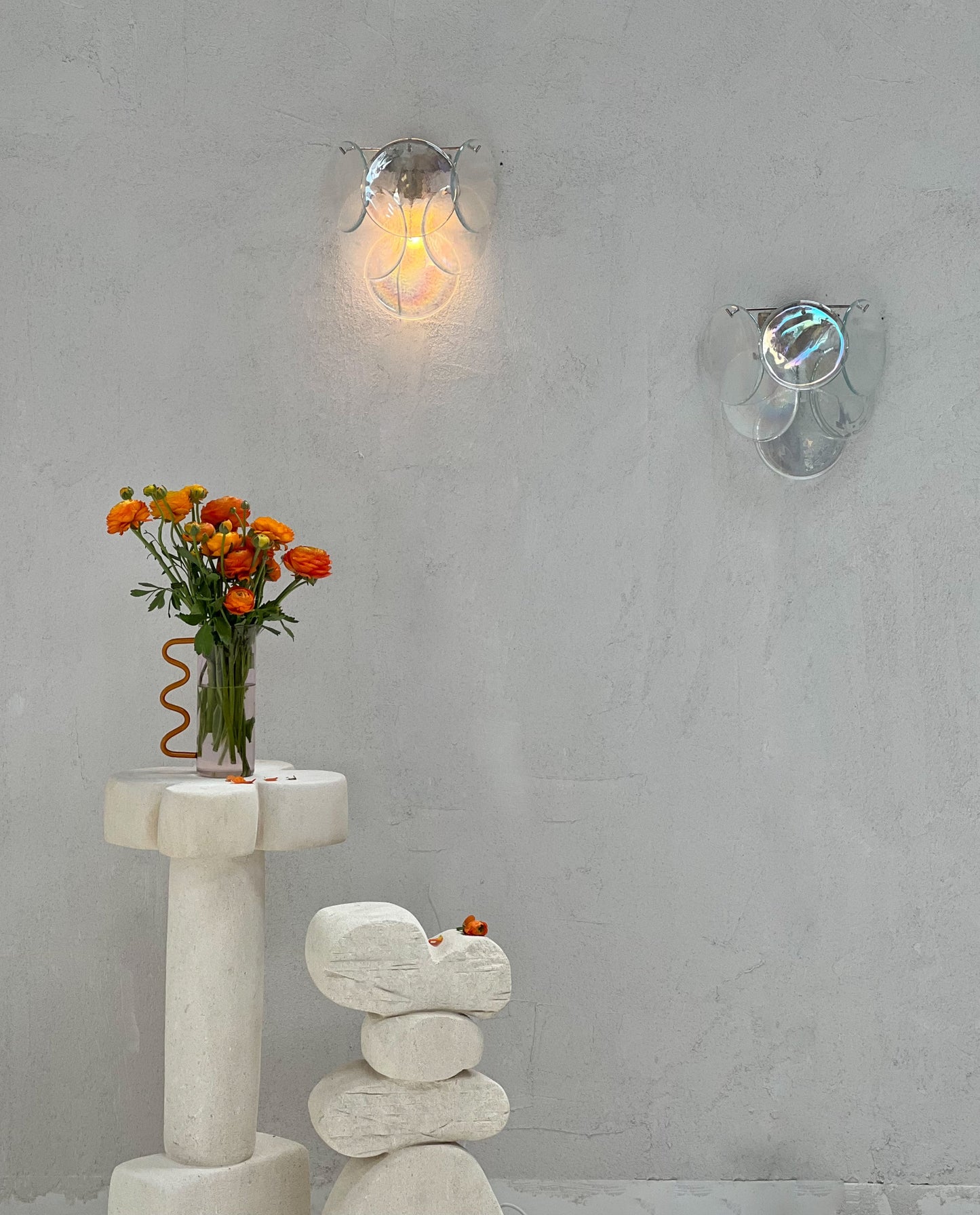 Murano Sconce - VISTOSTI IRIDESCENT- One Available