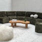 - Bespoke Green Chenille Modular Sofa Set