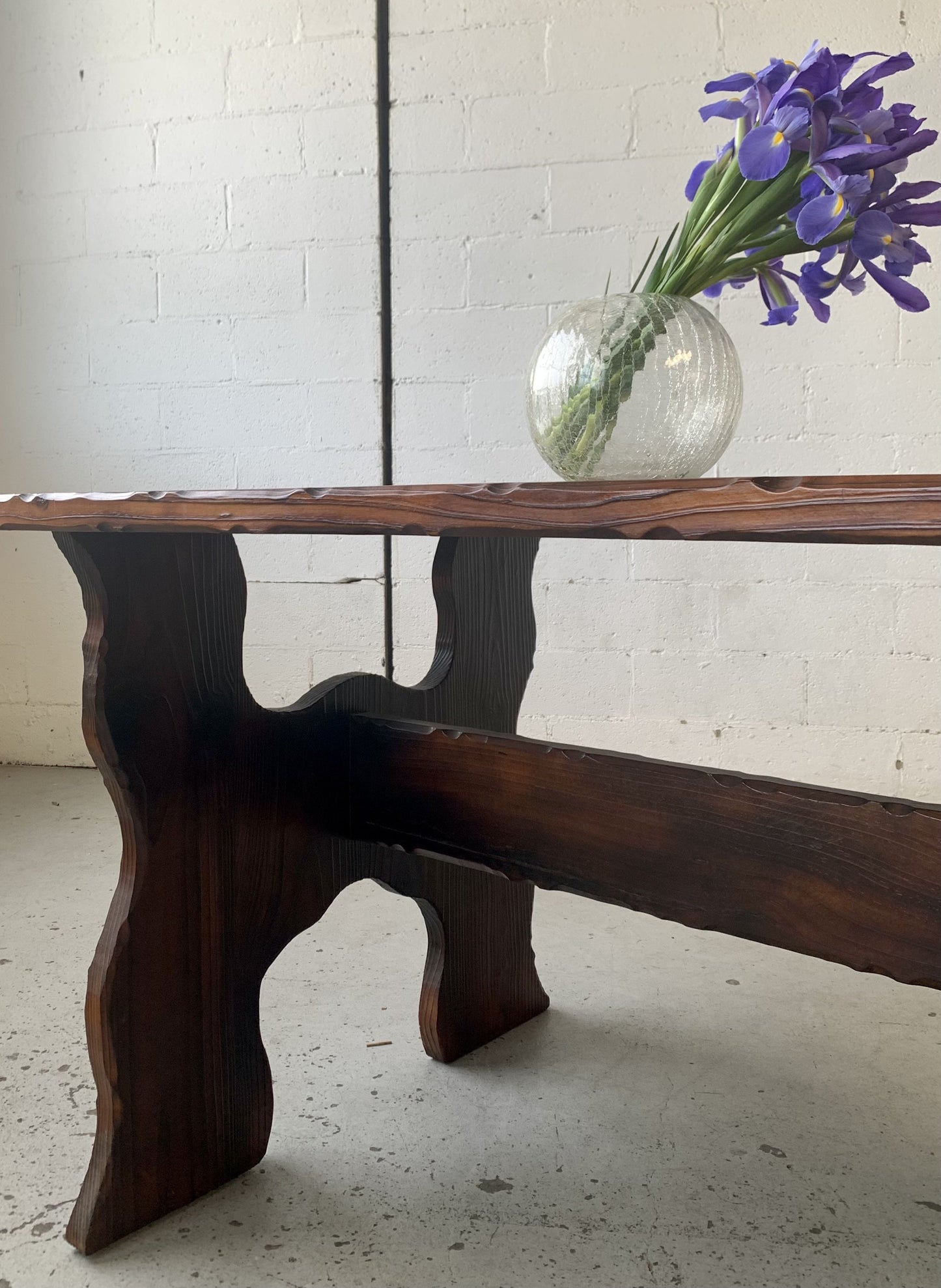 Hand Carved Spanish-Style Dining Table