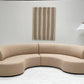 Curved Boucle Modular Sofa