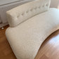 Custom Made Vintage Curved Sofa