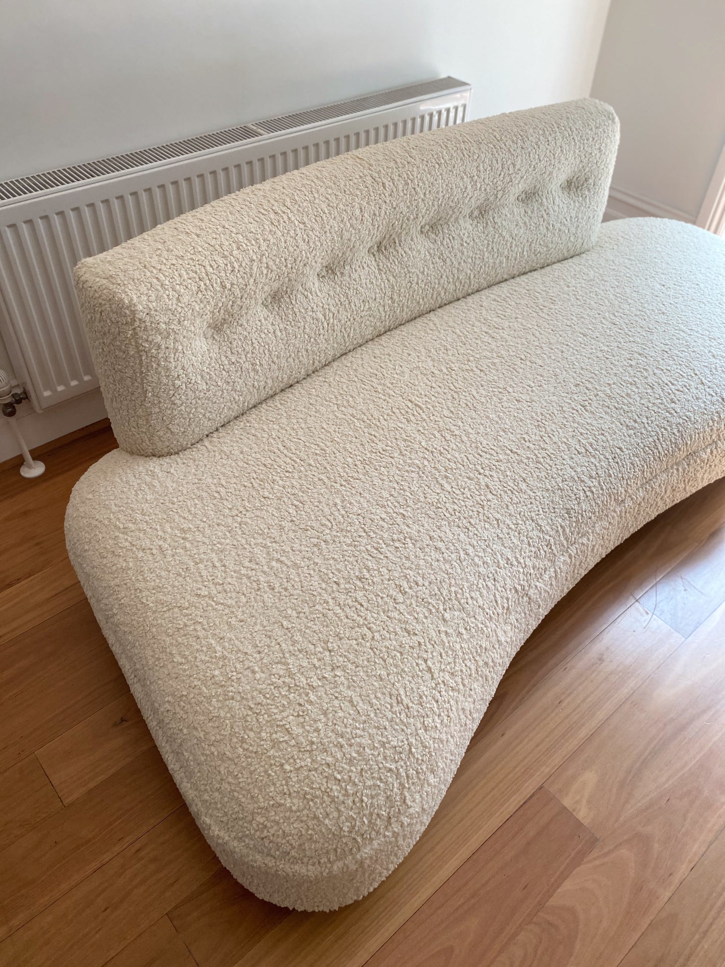 Custom Made Vintage Curved Sofa