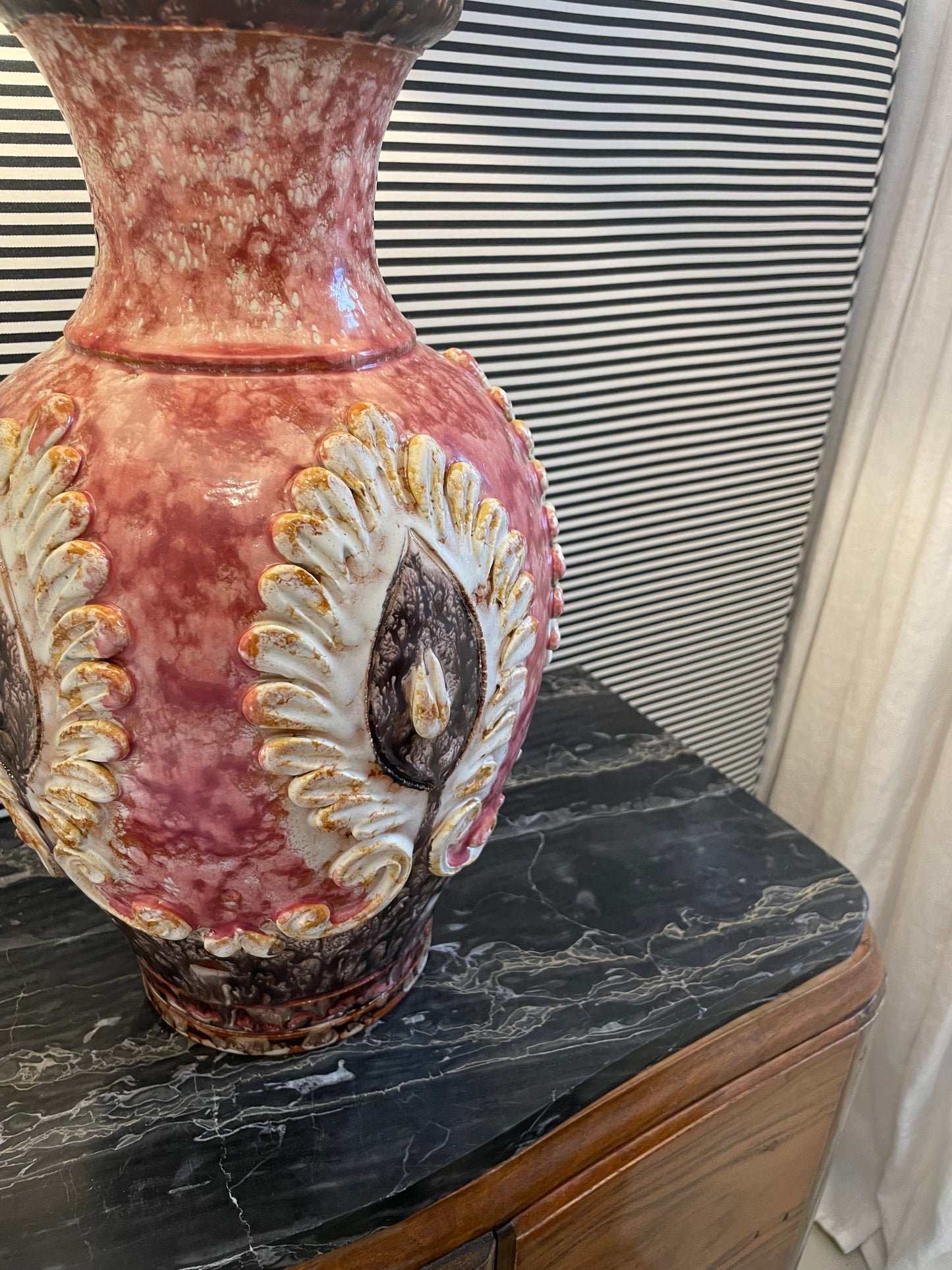 - Vintage Italian Handmade Statement Lamp - Three Available
