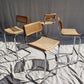 Set of Four Cesca Style Bar Stools