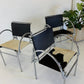 Tubular Chrome Chair with Cowhide Seat