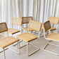 Set of 6 Cesca style rattan dining chairs