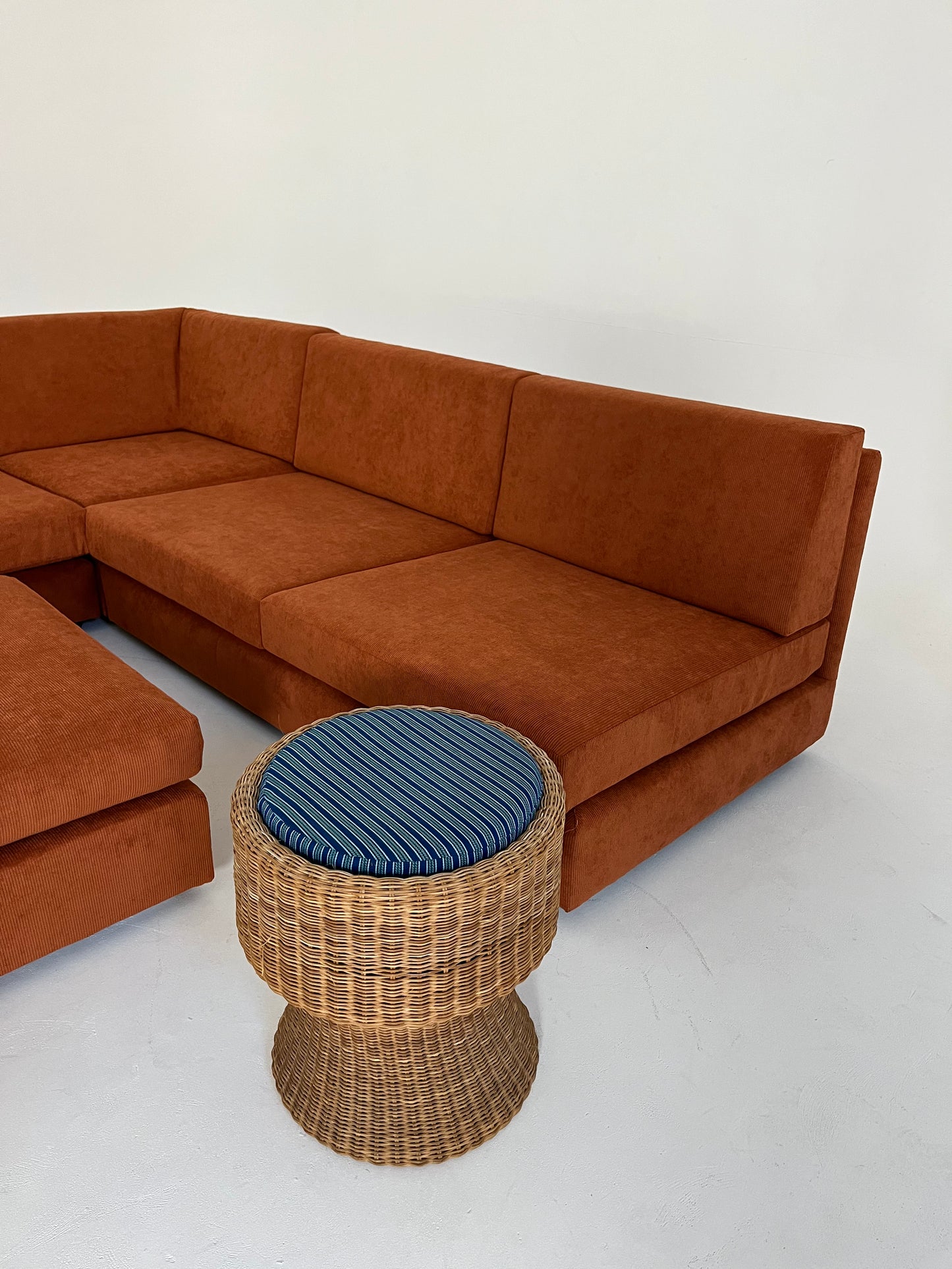 - Vintage Custom Modular Cord Sofa