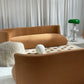 Chubby Caramel Curvy Sofa