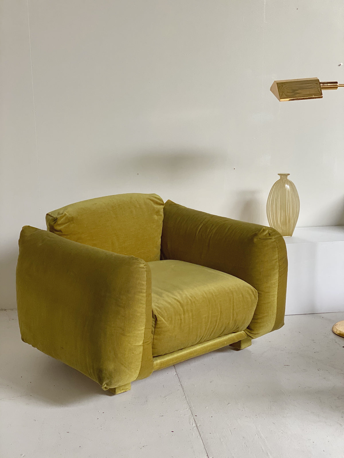 Chubby Velvet Lounge Chair