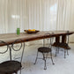Custom Large Wooden Curved Table