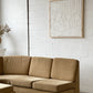 Curved Modular Sofa with Ottoman