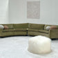 - Vintage Velvet Curved Modular Sofa