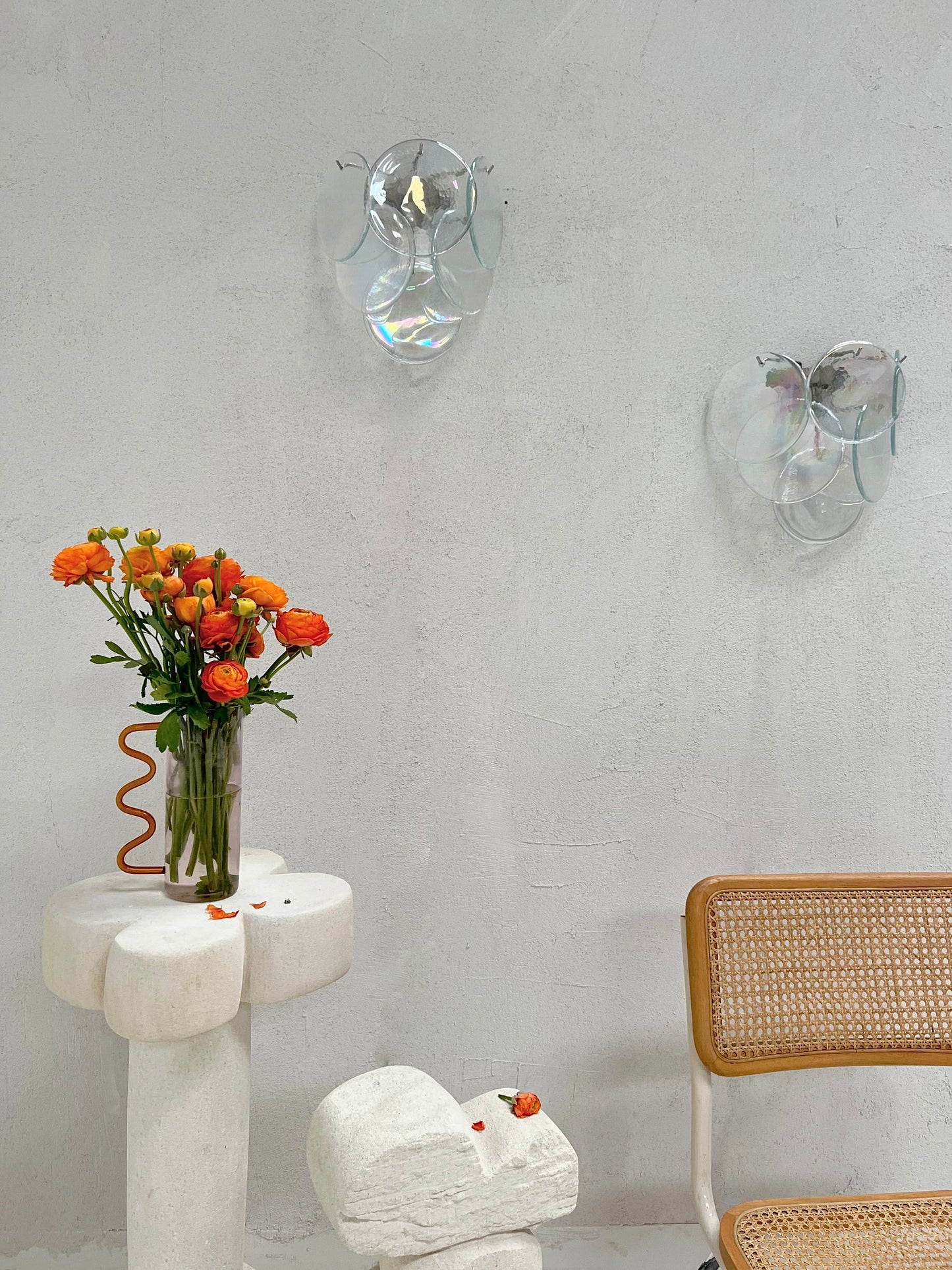 Murano Sconce - VISTOSTI IRIDESCENT- One Available