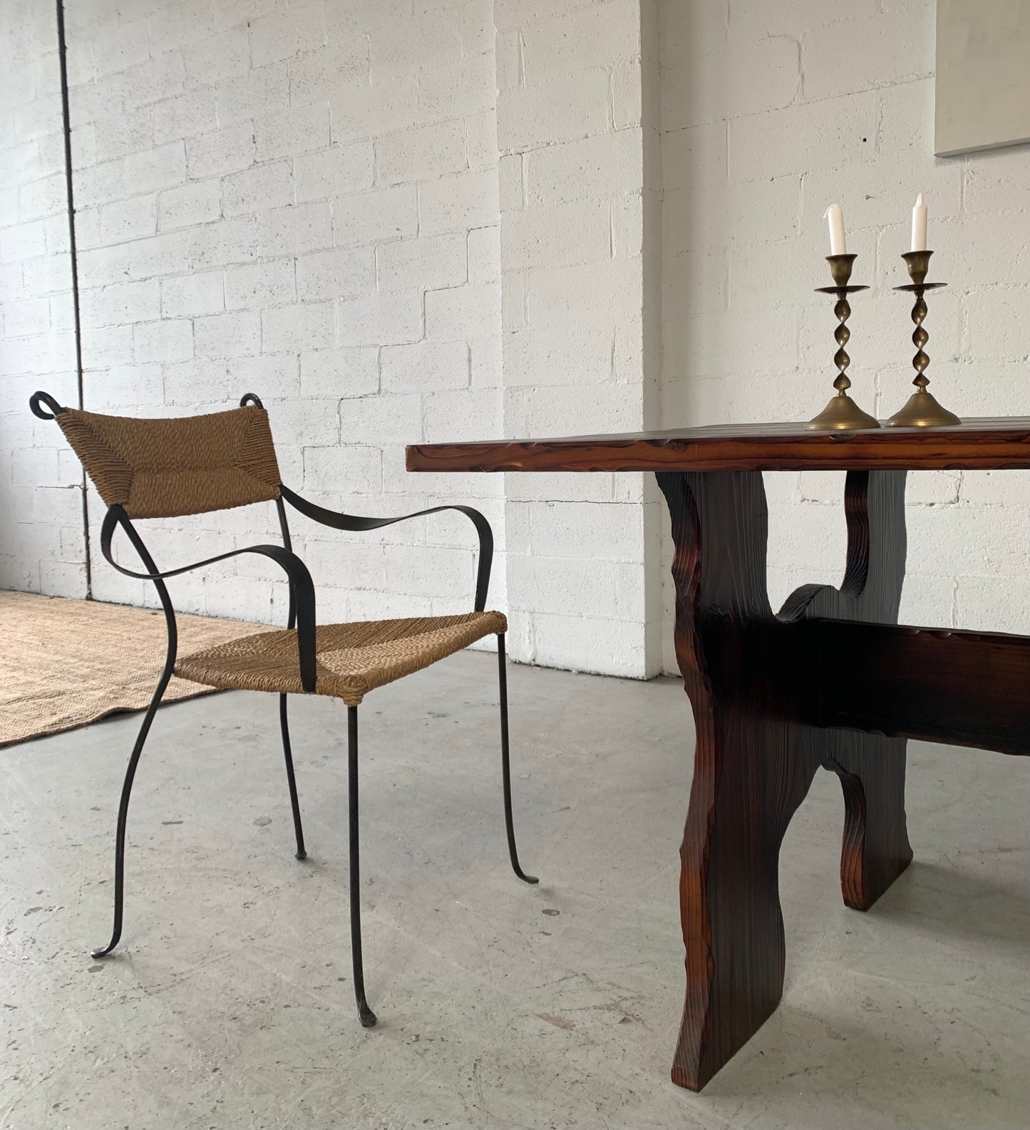 Hand Carved Spanish-Style Dining Table