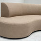 Curved Boucle Modular Sofa