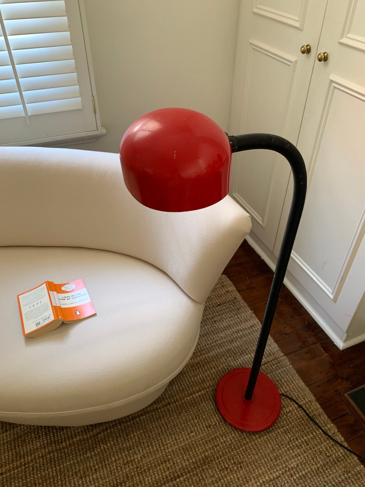 Red and Black Oslo Floor Lamp