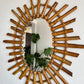 Vintage Italian Bamboo Mirror