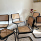 Set of 6 Black Cesca Chairs