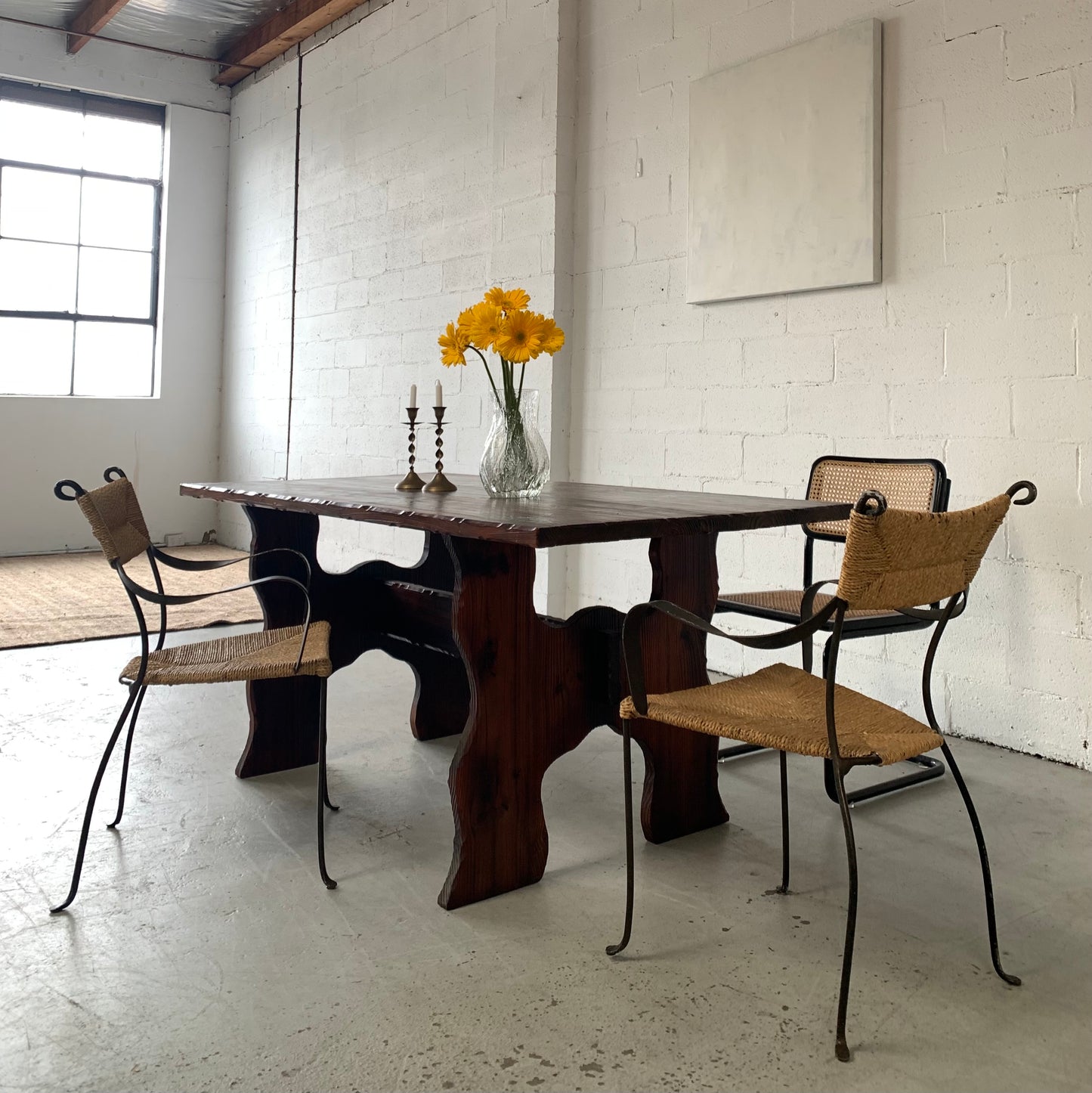 Hand Carved Spanish-Style Dining Table
