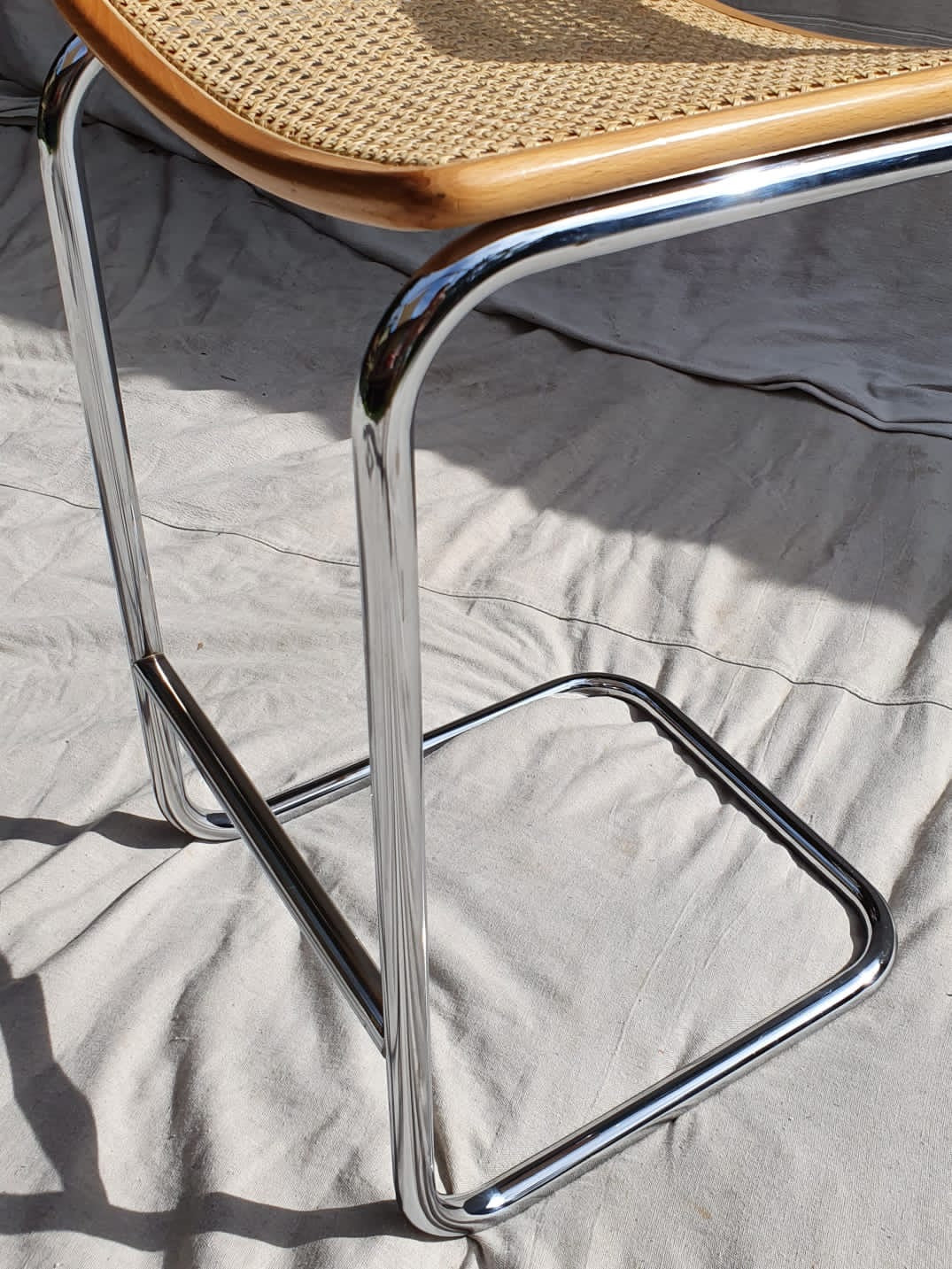 Set of Four Cesca Style Bar Stools