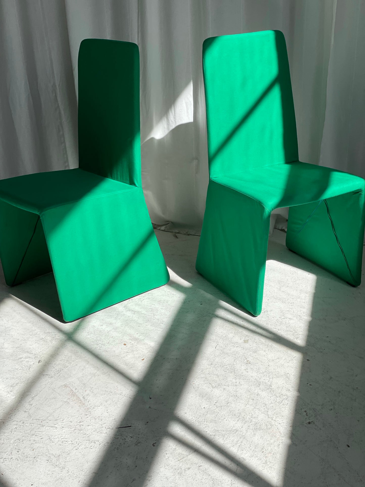 Italian Diamanté Chairs by Claudio Salocchi