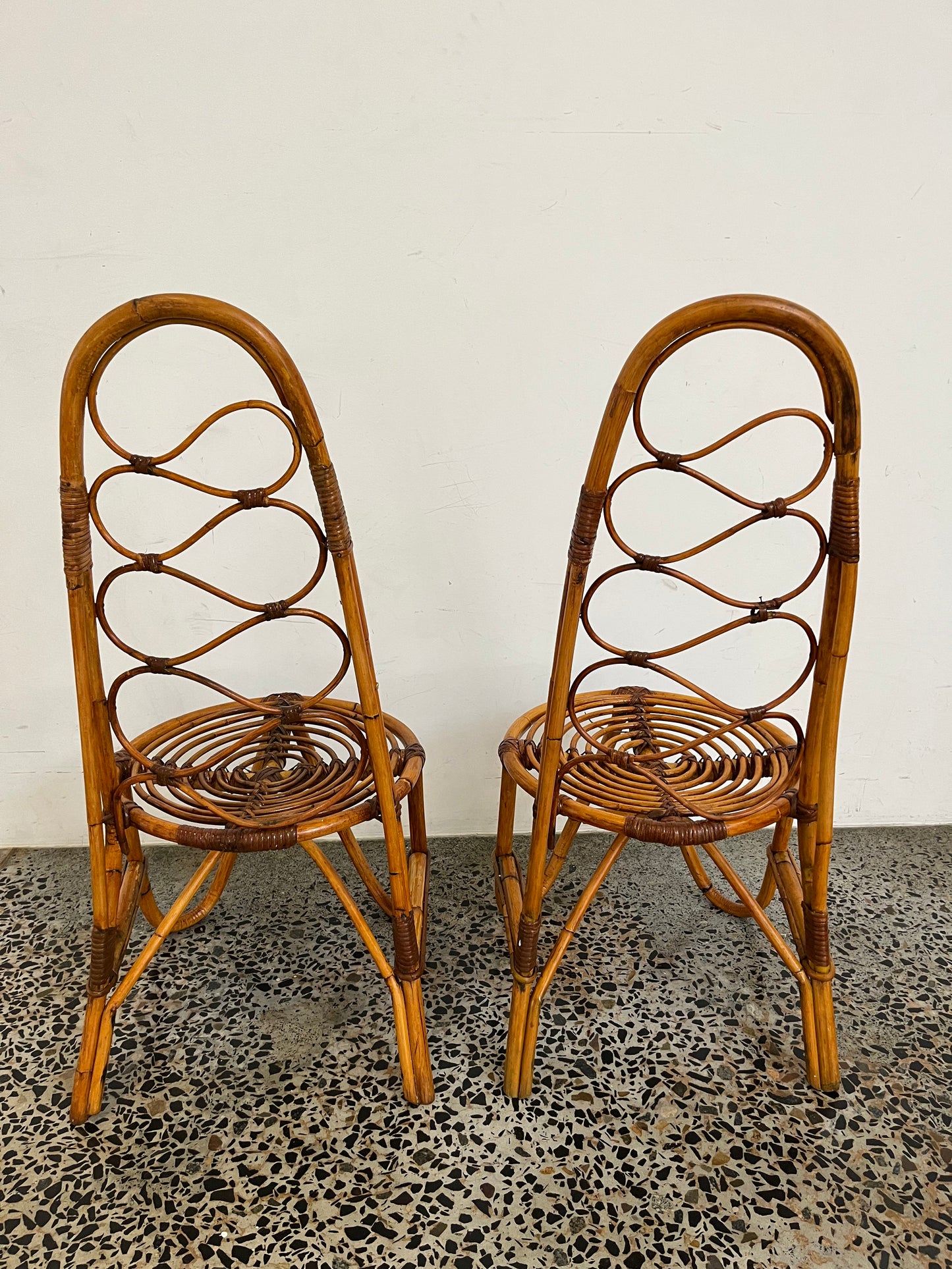 Italian 1960’s Bamboo Chair - One Available