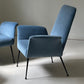 1960s Italian Winged Armchair, Fully Refurbished - Two Available