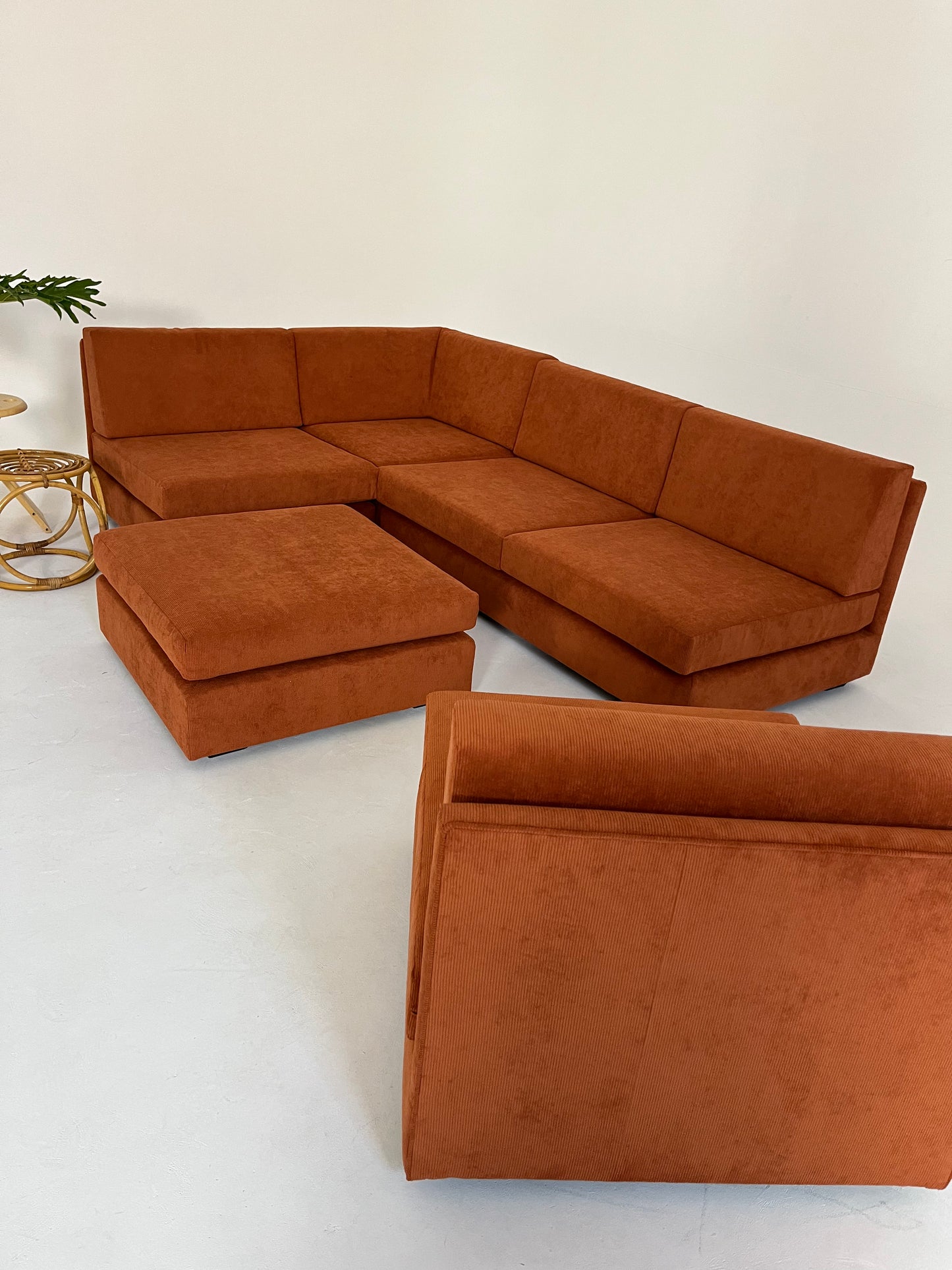 - Vintage Custom Modular Cord Sofa