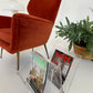Vintage Perspex Magazine Rack