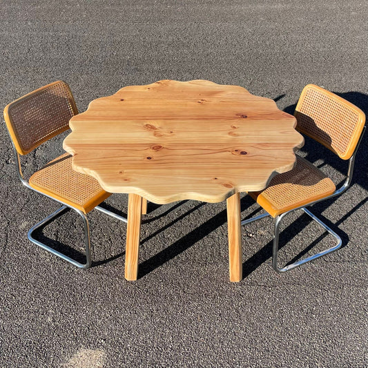 Wavy Timber Table