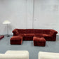Vintage Velvet Modular Sofa - Seven Piece Set