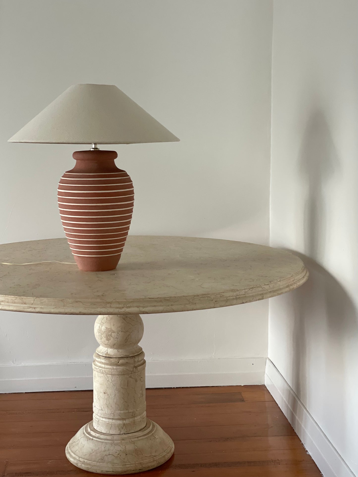 Large Terracotta Lamp