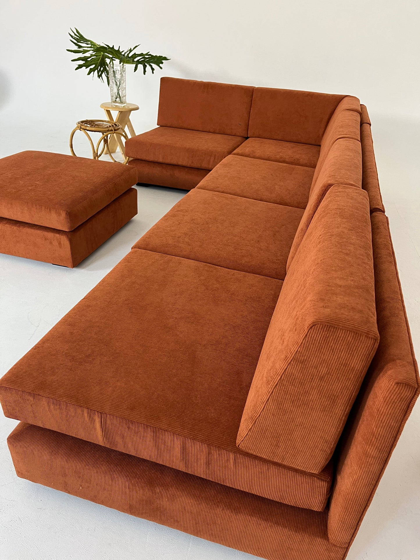 - Vintage Custom Modular Cord Sofa