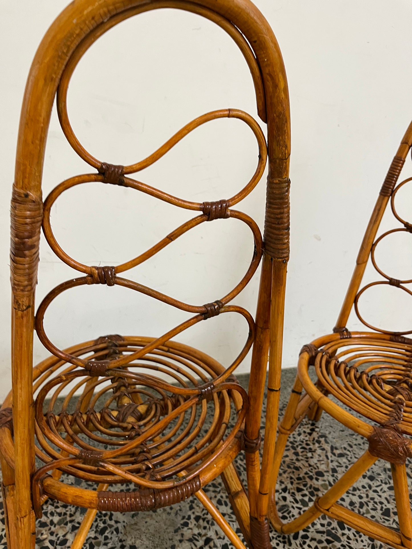 Italian 1960’s Bamboo Chair - One Available