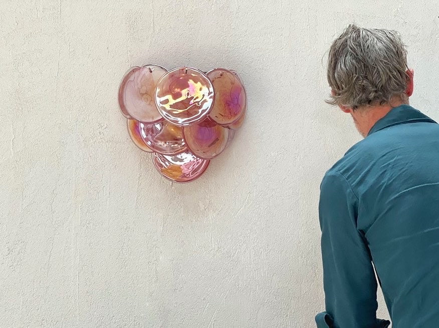 Murano Sconce - VISTOSTI PINK - One Available