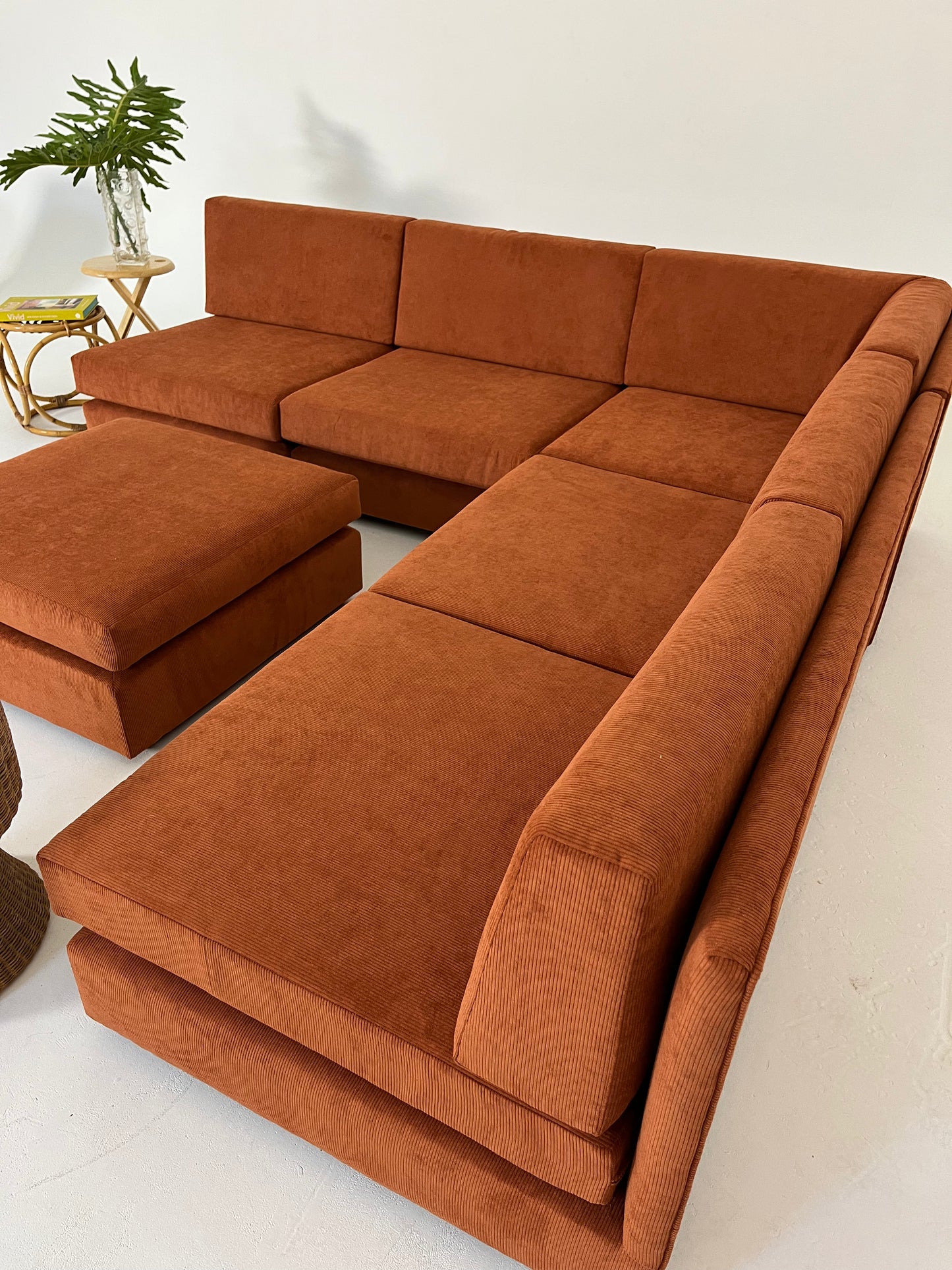 - Vintage Custom Modular Cord Sofa
