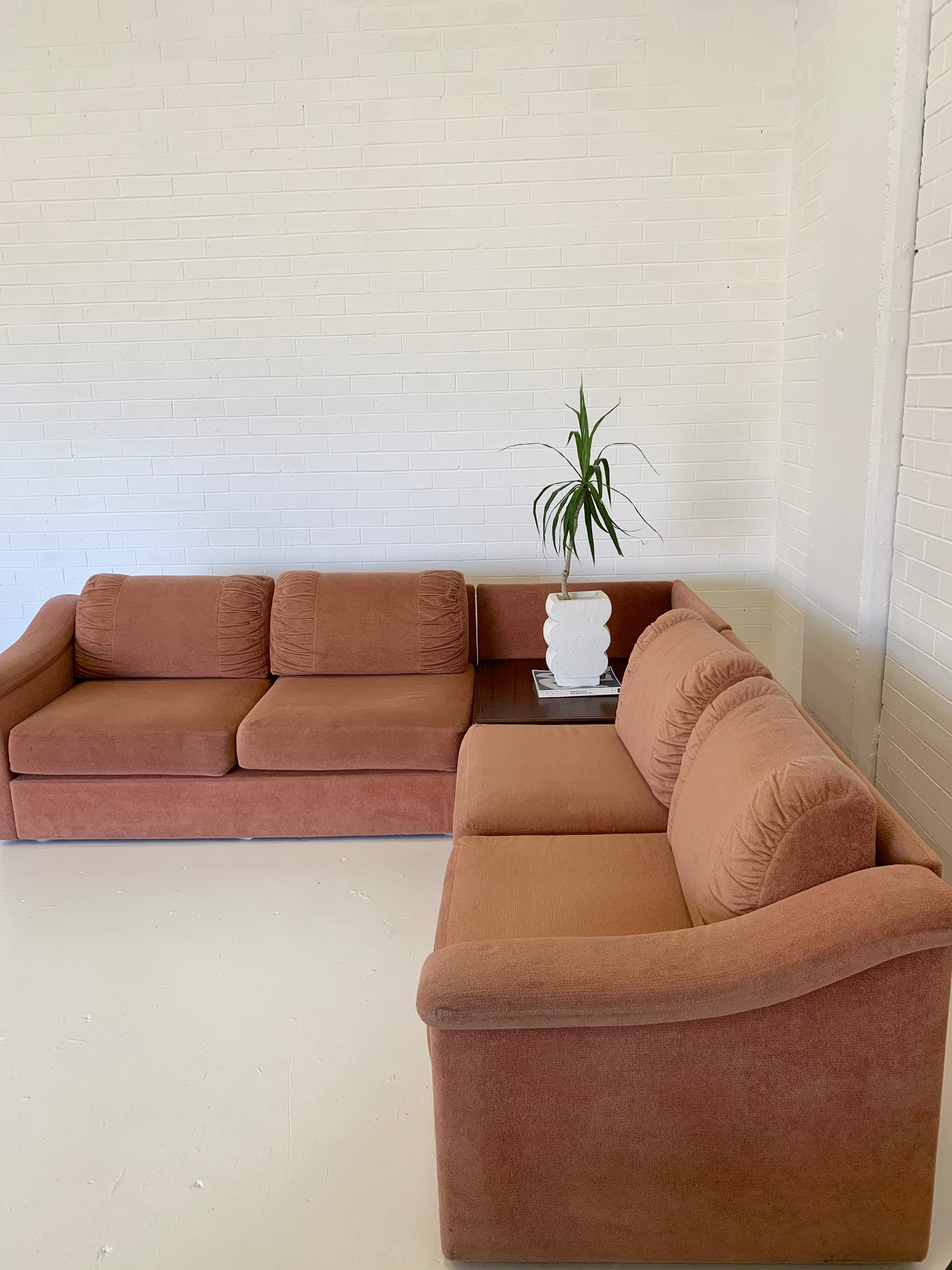 Vintage Parker Velvet Modular Sofa