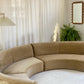 Fawn Velvet Curvy Modular Sofa