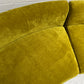 - Bespoke Large Chartreuse Velvet Curved Modular Sofa