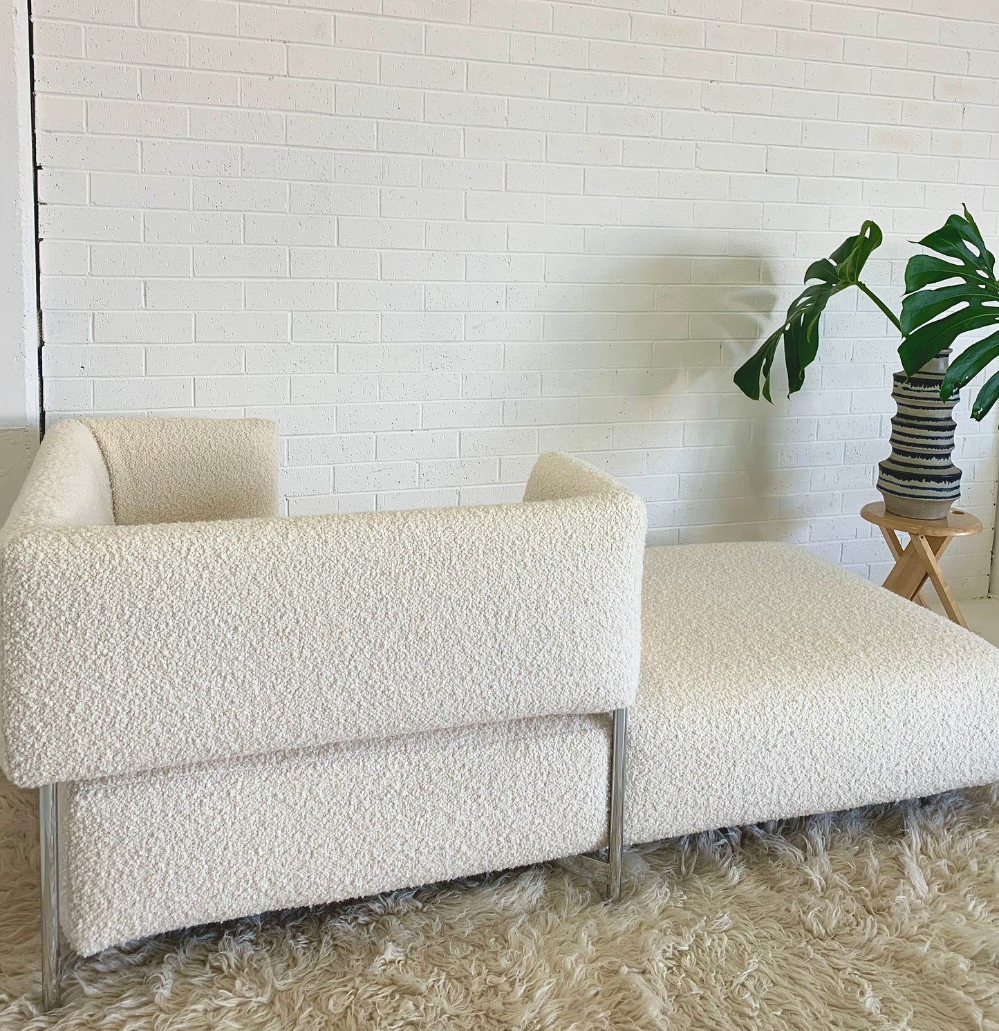 Wool Boucle “Tangeri” Sofa by Francesco Binfare for Edra